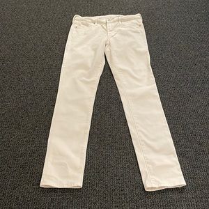 AG Prima cream colored jeans